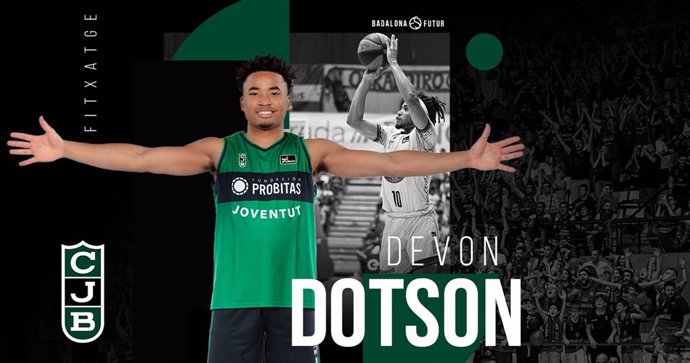 El base Devon Dotson, nuevo jugador del Club Joventut Badalona hasta 2026