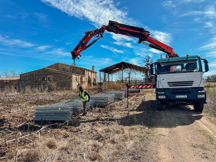 Archivo - El Girona FC empieza las obras de su nuevo centro de entrenamiento en Vilablareix (Girona)