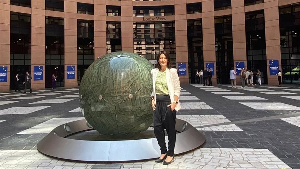 Ohiane Agirregoitia ha tomado posesión de su cargo su escaño en el Parlamento Europeo