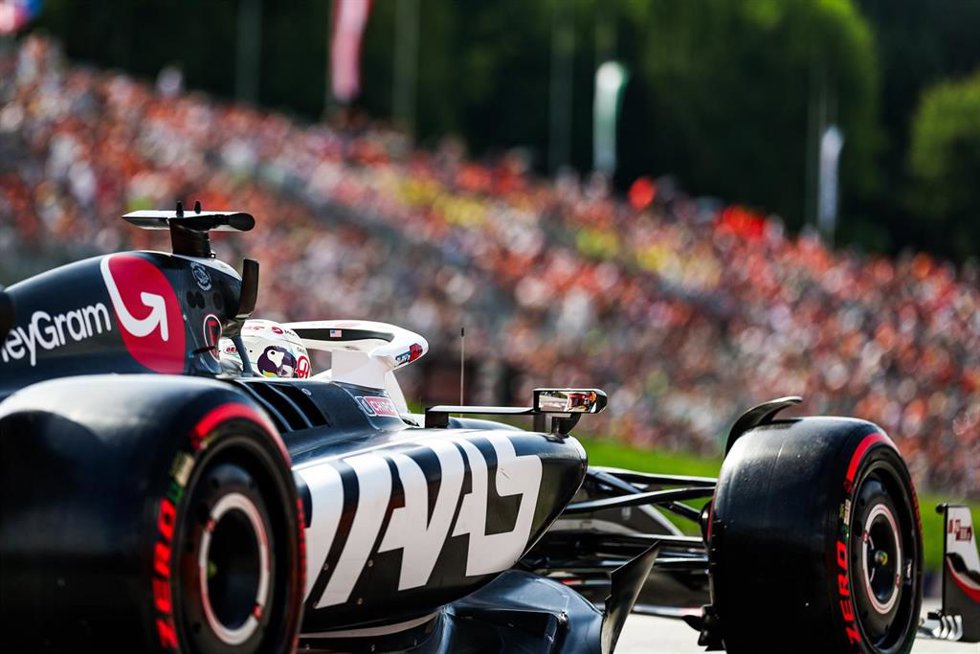 Haas F1 Team VF-24 Ferrari, acción durante el Gran Premio Qatar Airways de Austria 2024 de Fórmula 1, 11 prueba del Campeonato del Mundo de Fórmula 1 2024 del 28 al 30 de junio de 2024 en el Red Bull Ring, en Spielberg, Austria.
