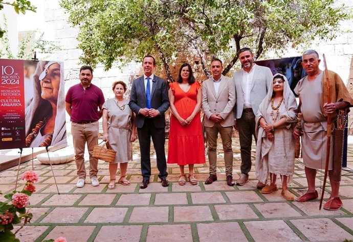 Presentación de la recreación de la cultura del Argar en Antas (Almería).
