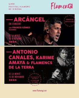 Antonio Canales i Arcángel, primers artistes confirmats del Festival FlamenGi de Girona