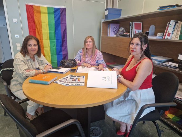 Cristina Argüelles, Mónica Oviedo y Nuria Rodríguez