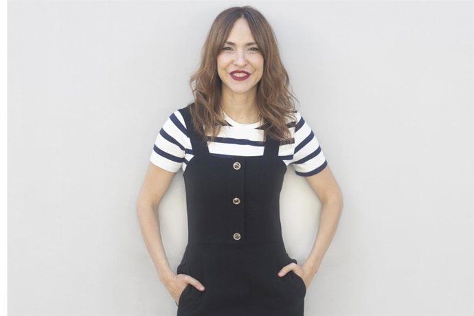 Paula Ortiz siempre con una amplia sonrisa.