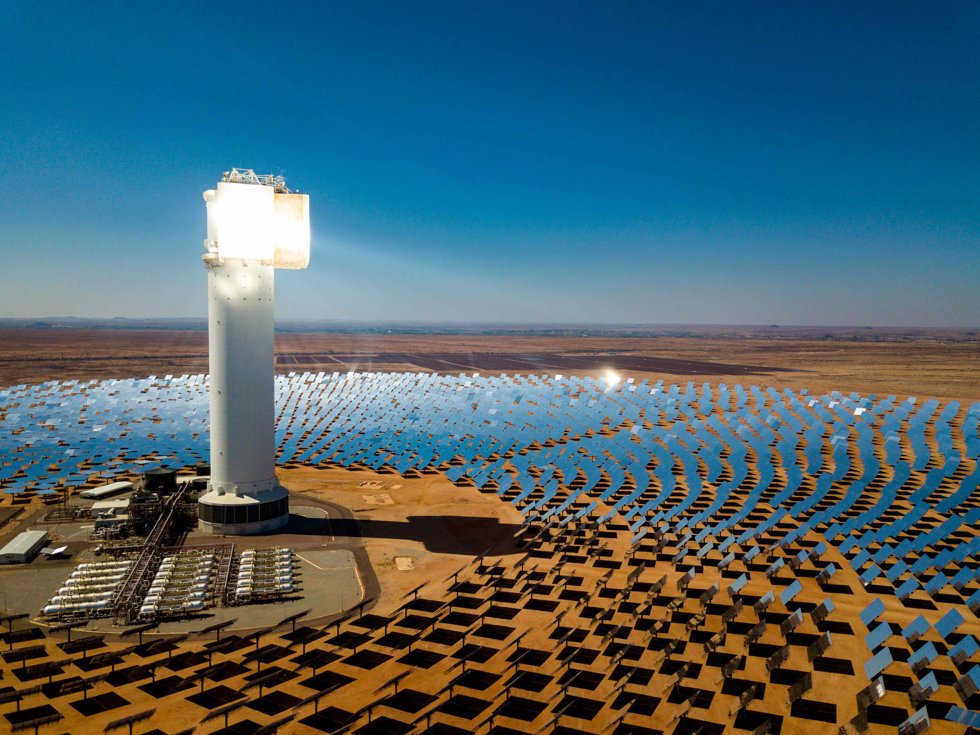 Planta termosolar en Sudáfrica