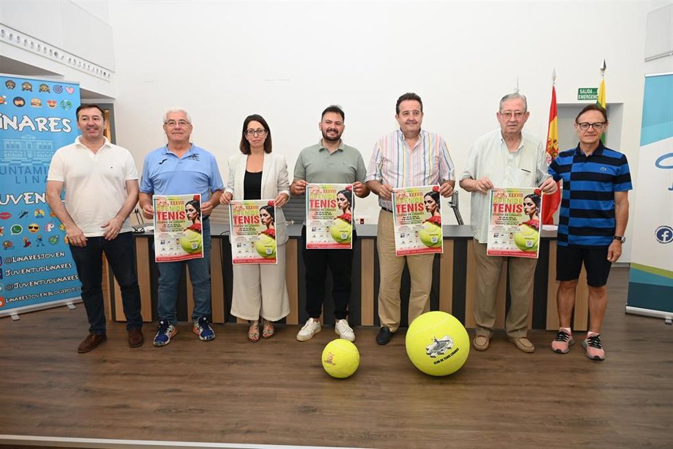 Presentación del XXXVIII Open de Tenis Ciudad de Linares