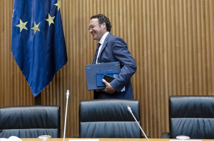 Archivo - El posible nuevo Fiscal General del Estado, Álvaro García Ortiz, comparece ante la Comisión de Justicia del Congreso de los Diputados, a 28 de julio de 2022, en Madrid (España). 