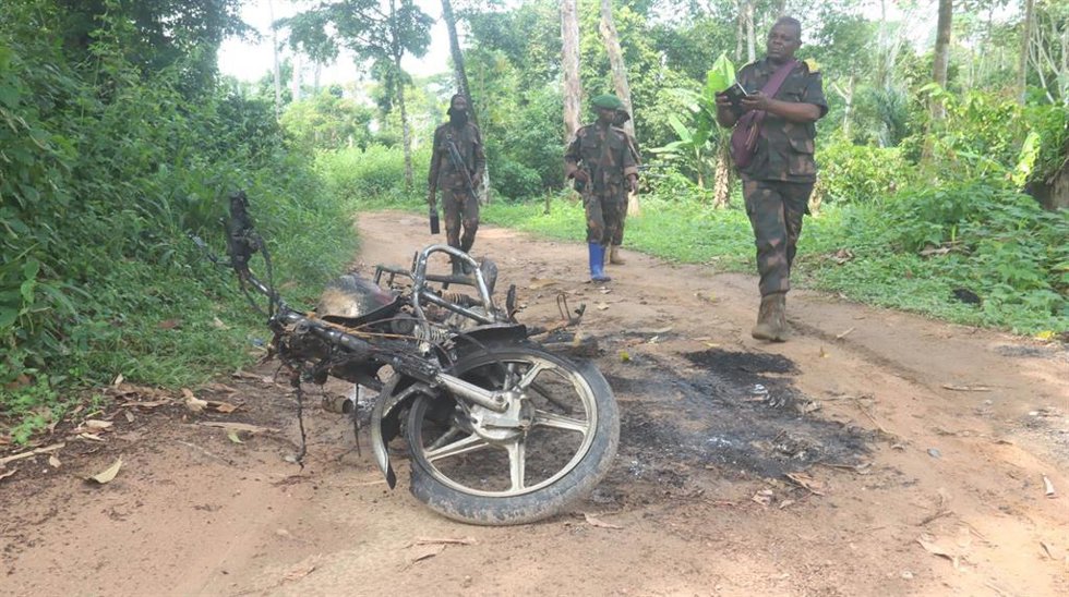 Archivo - Militares congoleños en Kivu Norte