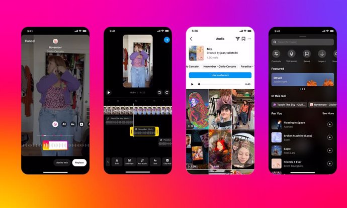 Portaltic.-Instagram introduce el audio multipista para añadir hasta 20 canciones en los 'reels'