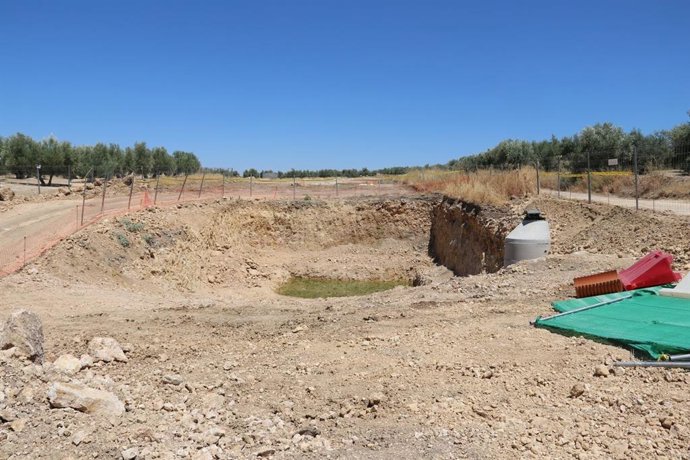 Estado de las obras de la EDAR de Villanueva del Arzobispo