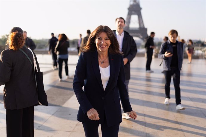 Archivo - L'alcaldessa de París, Anne Hidalgo