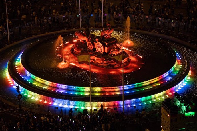 Cientos de personas durante la manifestación estatal del Orgullo LGTBI+ 2024