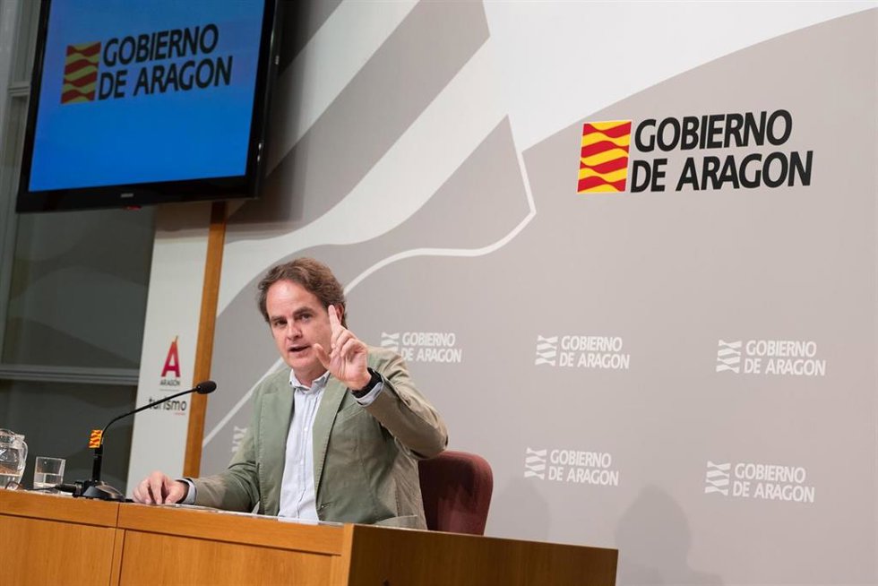 El consejero de Hacienda, Interior y Administración Pública del Gobierno de Aragón, Roberto Bermúdez de Castro.