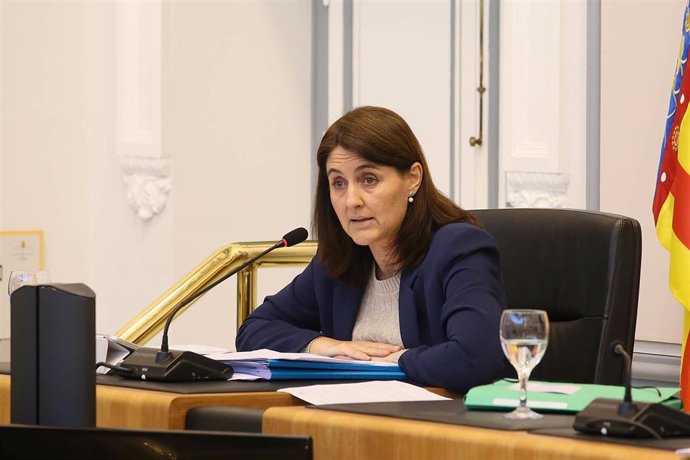 Archivo - La vicepresidenta segunda y diputada de  Administración General y Hacienda, Marina Sáez