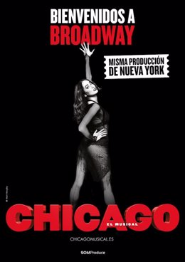 Cartel del musical 'Chicago'.