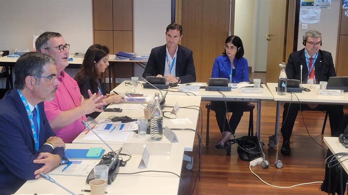Imagen de un momento de la Asamblea General anual de Atlántic Cities, celebrada en Brest, Francia.