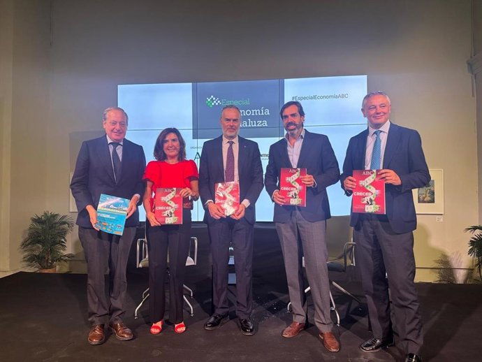 Presentación del suplemento de ABC 'Economía andaluza'.