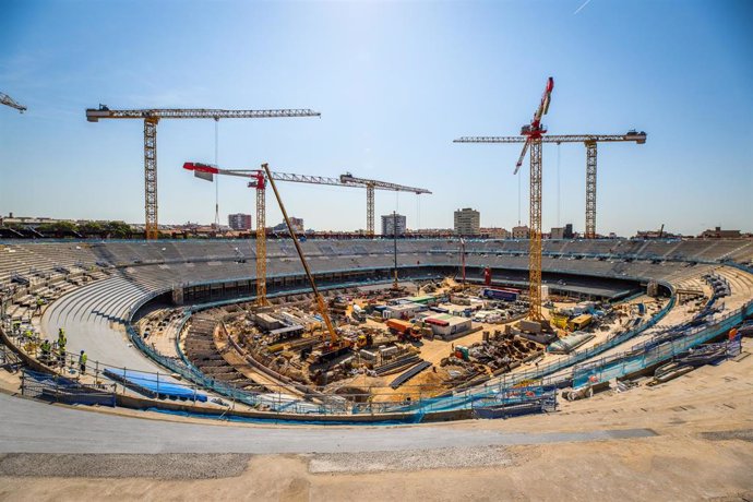 Estado de las obras en el Spotify Camp Nou a 17 de julio de 2024