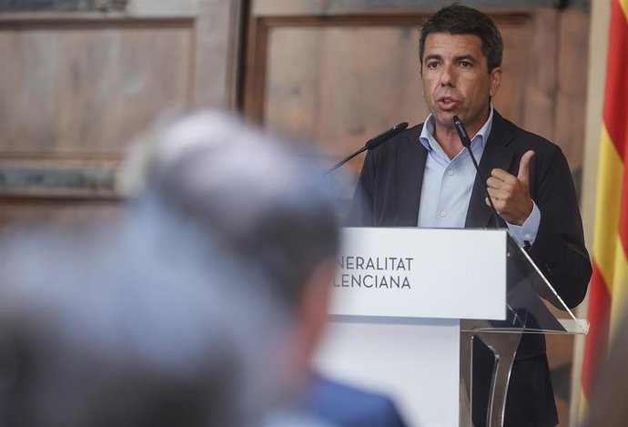 El president de la Generalitat Valenciana, Carlos Mazón