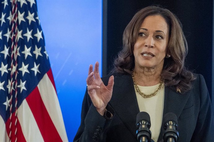 La vicepresidenta de Estados Unidos, Kamala Harris