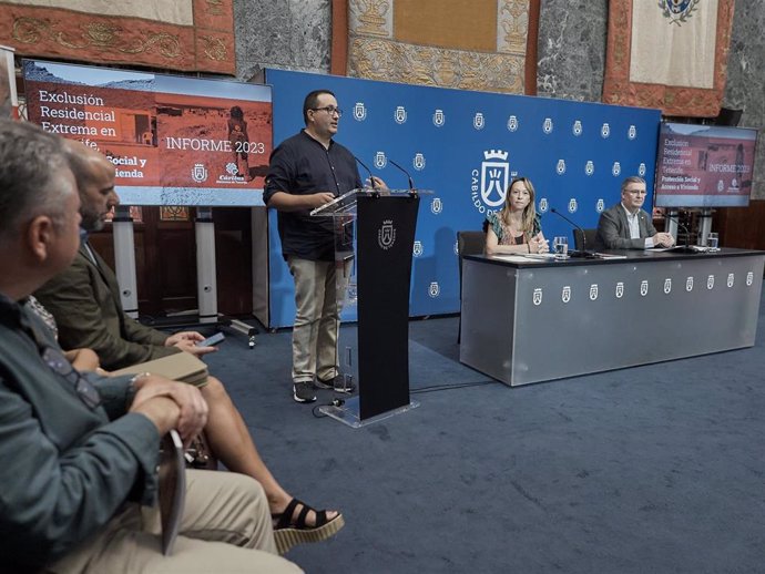 Presentación del informe de exclusión residencial de Cáritas de Tenerife