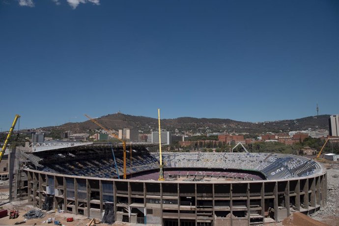 Archivo - L'Spotify Camp Nou en obres 