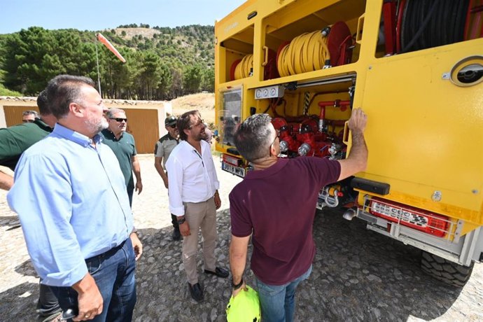 Nuevo camión autobomba del operativo Infoca en la provincia de Granada.