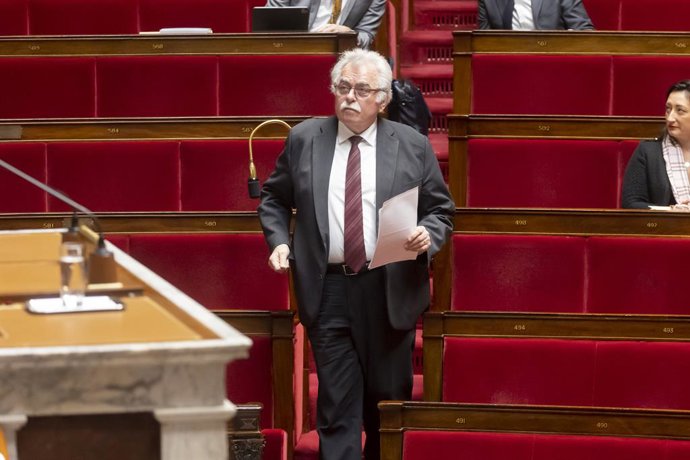 Archivo - November 28, 2022, Paris, France, France: Paris, France le 28 Novembre, 2022 - Discussion de la proposition de resolution en soutien au mouvement pour la liberte du peuple iranien - Andre Chassaigne..POLITIQUE, HEMICYCLE, PARLEMENTAIRES.