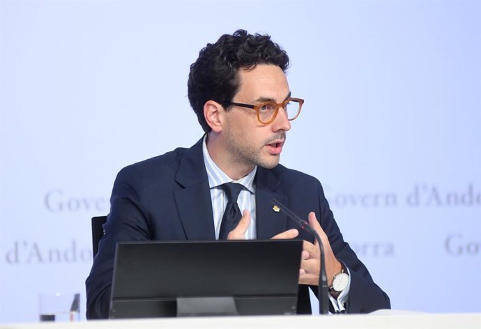 Guillem Casal durante la rueda de prensa de este miércoles