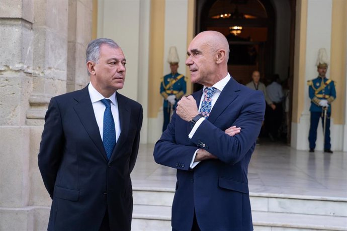 Archivo - Antonio Muñoz con José Luis Sanz