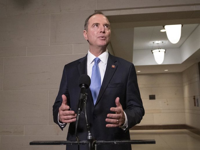 Archivo - El jefe de la comisión de Inteligencia de la Cámara de Representantes de EEUU, Adam Schiff
