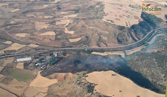 Incendio declarado en Guadalajara.