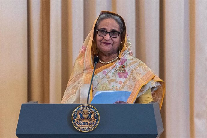 Archivo - La primera ministra de Bangladesh, Sheij Hasina