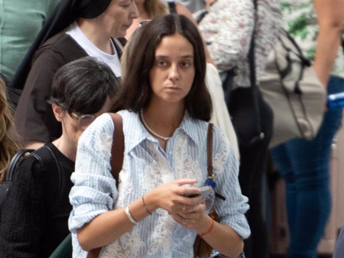 Victoria Federica cogiendo el AVE, a 17 de julio de 2024, en Madrid (España).