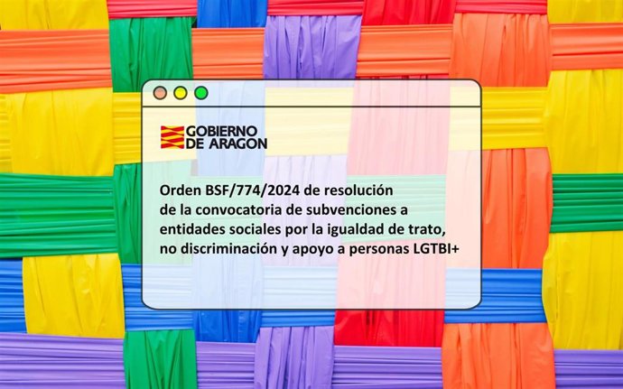 Imagen de la Orden publicada en el BOA con la resolución de la convocatoria de subvenciones.