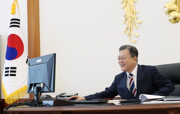 Archivo - El expresidente de Corea del Sur Moon Jae In