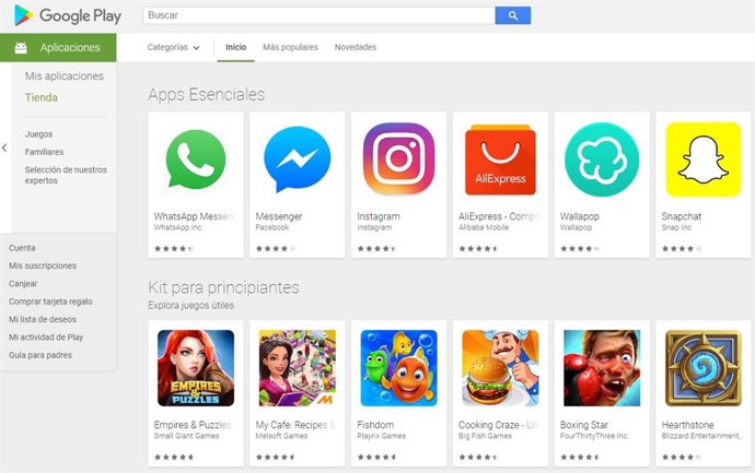 Archivo - Play Store
