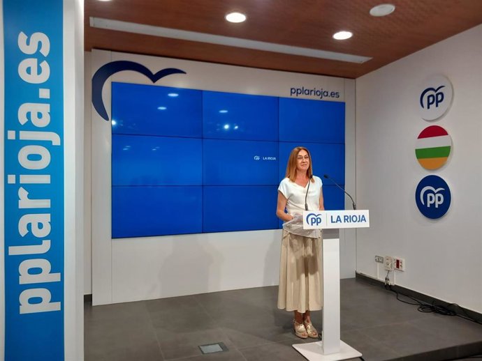 La portavoz adjunta del Grupo Parlamentario Popular, Begoña Martínez Arregui.