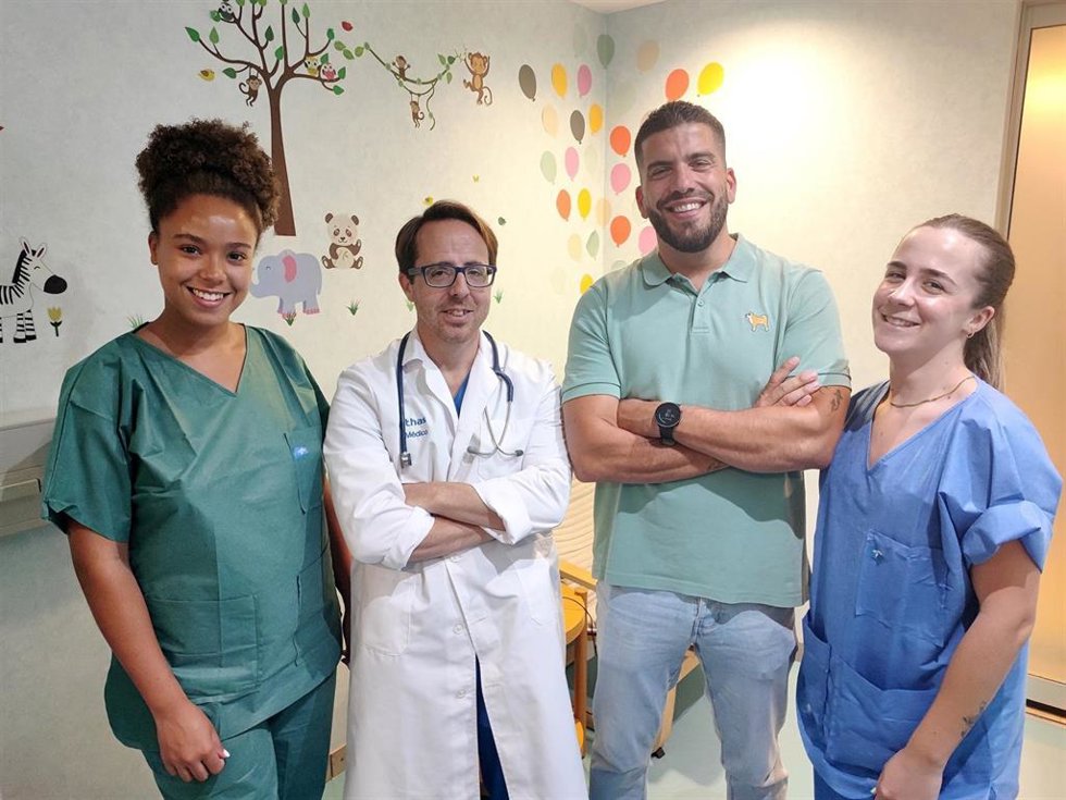 Equipo de pediatría y matrones Vithas Málaga