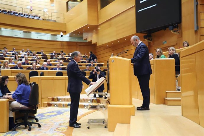 Archivo - El senador del PSC Alfons García.