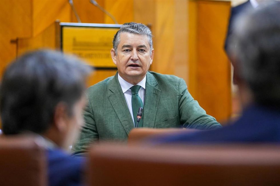 Antonio Sanz en una imagen de archivo en el Parlamento.