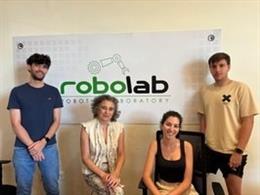 Integrantes del equipo Robolab de la UEx