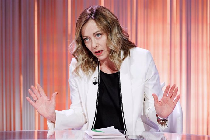 Archivo - La primera ministra de Italia, Giorgia Meloni