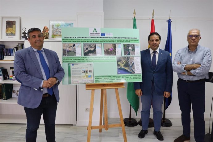 Presentación de los tres proyectos de conservación y mejora de los humedales de la provincia de Huelva.