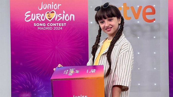 Chloe DelaRosa, la representante de España en Eurovisión Junior 2024, que se celebrará el 16 de noviembre en Madrid