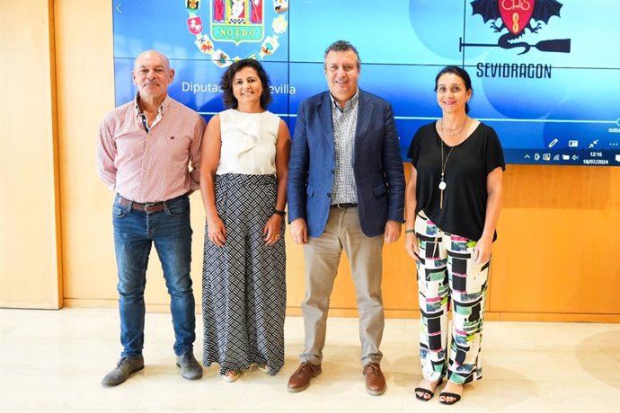 La Diputación de Sevilla acoge la presentación institucional de la Asociación BCS y el Club Deportivo Sevidragon.