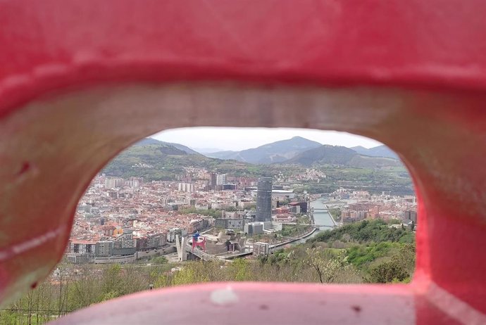 Bilbao, visto desde el mirador de Artxanda