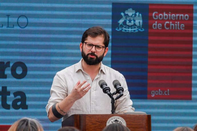 Archivo - El presidente de Chile, Gabriel Boric.