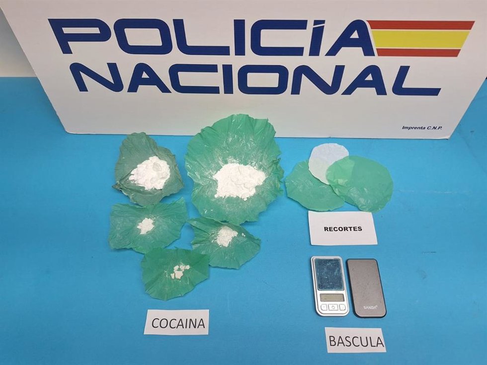 Droga intervenida en una vivienda de El Puerto usada como punto de venta.
