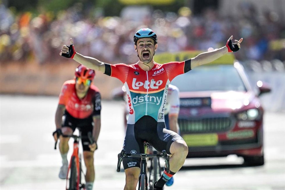 El ciclista belga Victor Campenaerts (Lotto Dstny) ha ganado este jueves la decimoctava etapa del Tour de Francia, disputada entre Gap y Barcelonnette sobre 179,5 kilómetros